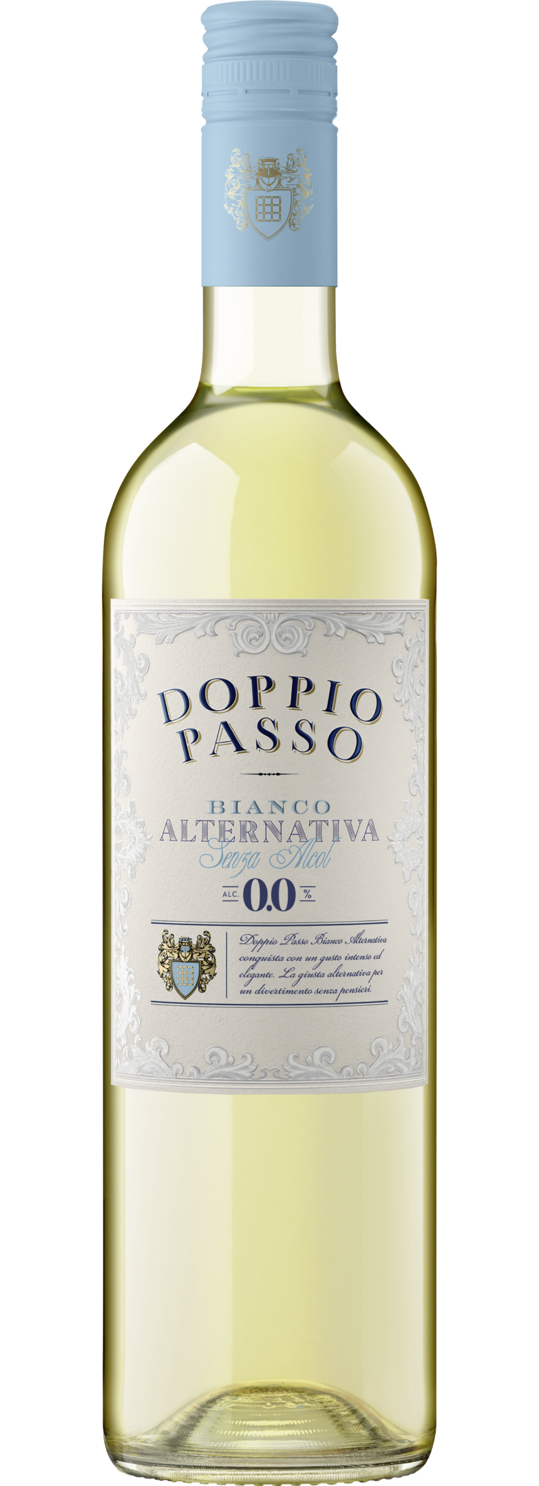 Flasche Bianco Alternativa Doppio Passo, alkoholfreie Frische.